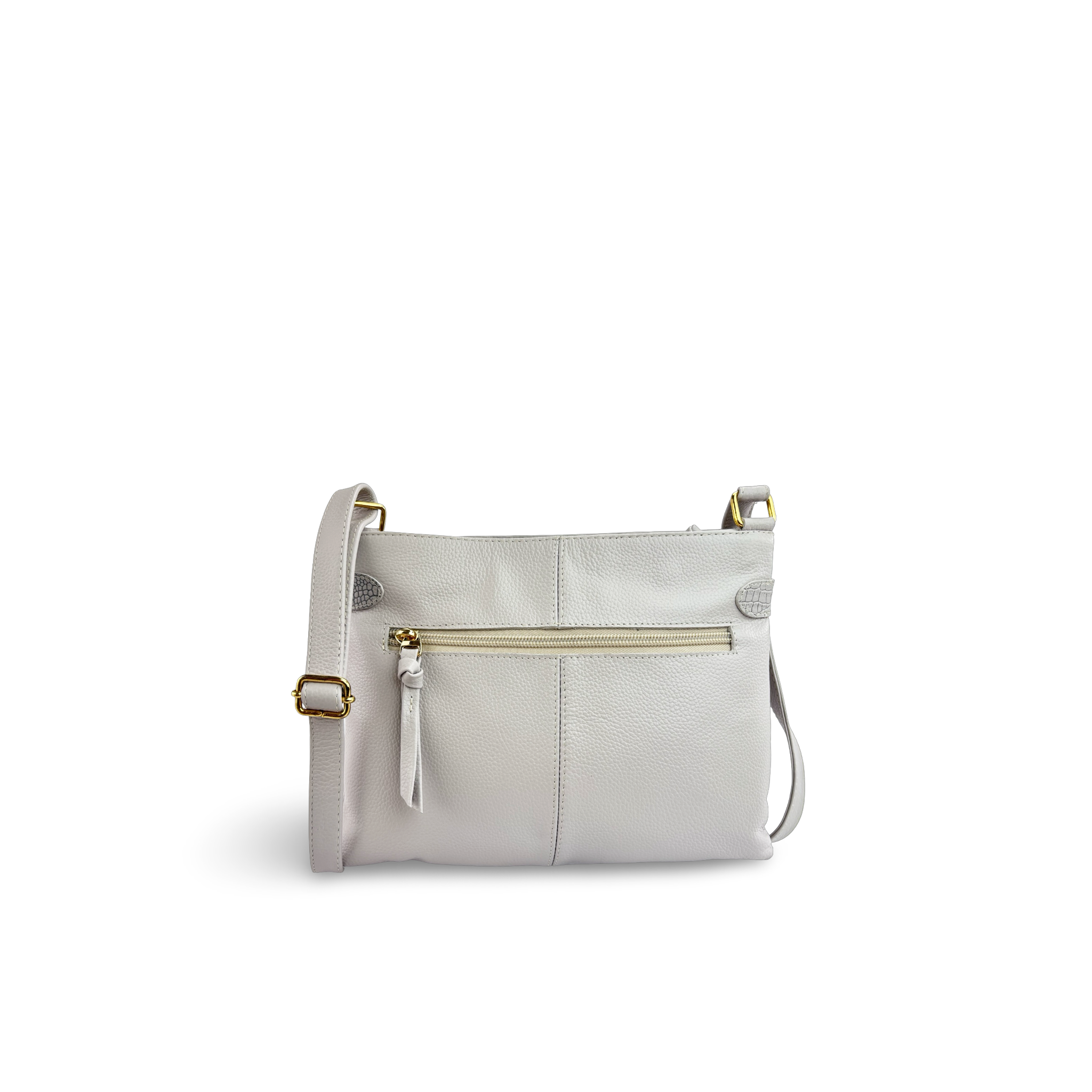 manos libres mujer cuero blanco