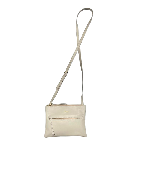 BOLSO MANOS LIBRES TRES COMPARTIMENTO EN CUERO PARA MUJER