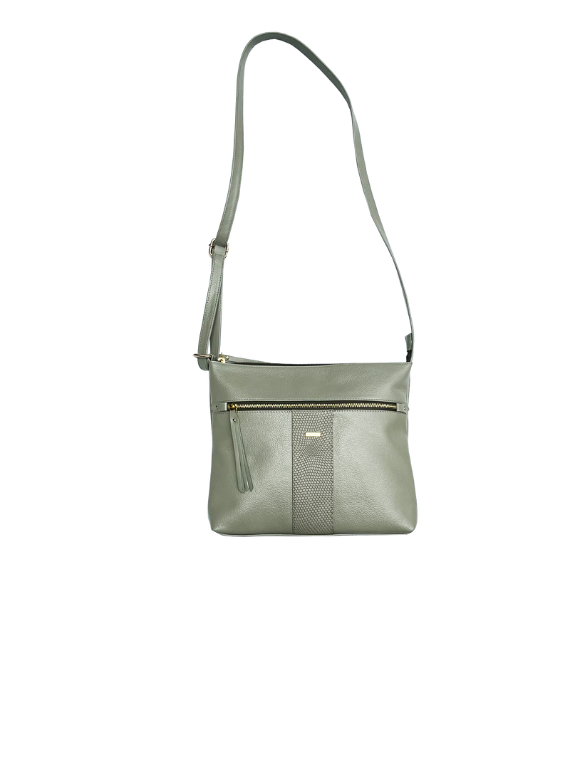 BOLSO MANOS LIBRES EN CUERO PARA MUJER