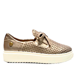 MOCASIN MUJER EN CUERO