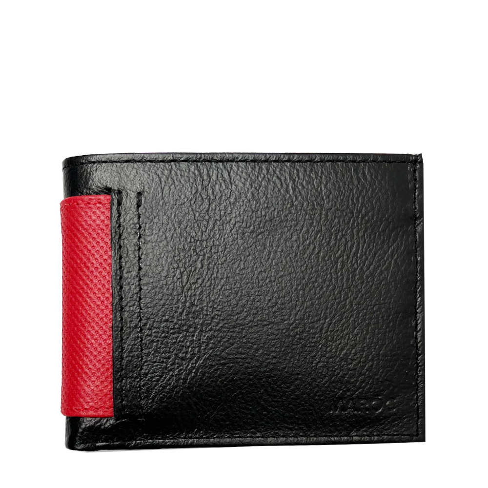 Billeteras de cuero usadas Louis Vuitton de color Rojo