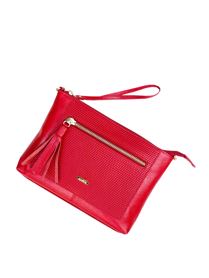 BOLSO MULTIFUCIONES EN CUERO PARA MUJER (MANOS LIBRES, SOBRE, CANGURO)