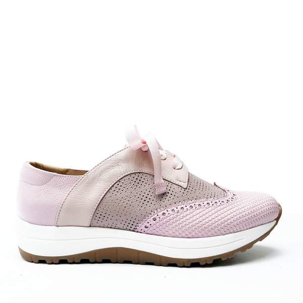 TENIS  DE CORDÓN MUJER  EN CUERO SALE