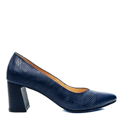 ZAPATO TACÓN MUJER  EN CUERO SALE