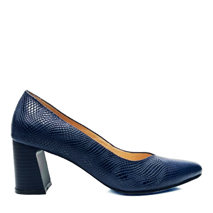 ZAPATO TACÓN MUJER  EN CUERO SALE