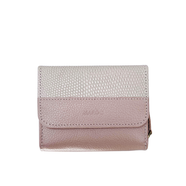 BILLETERA MINI CON MONEDERO EN CUERO MUJER 58% DCTO SALE